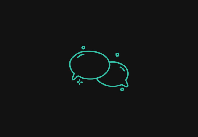Speech bubble icon
